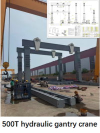 Hydraulic Gantry Crane Heavy Duty Lifting Equipment for Industrial Use